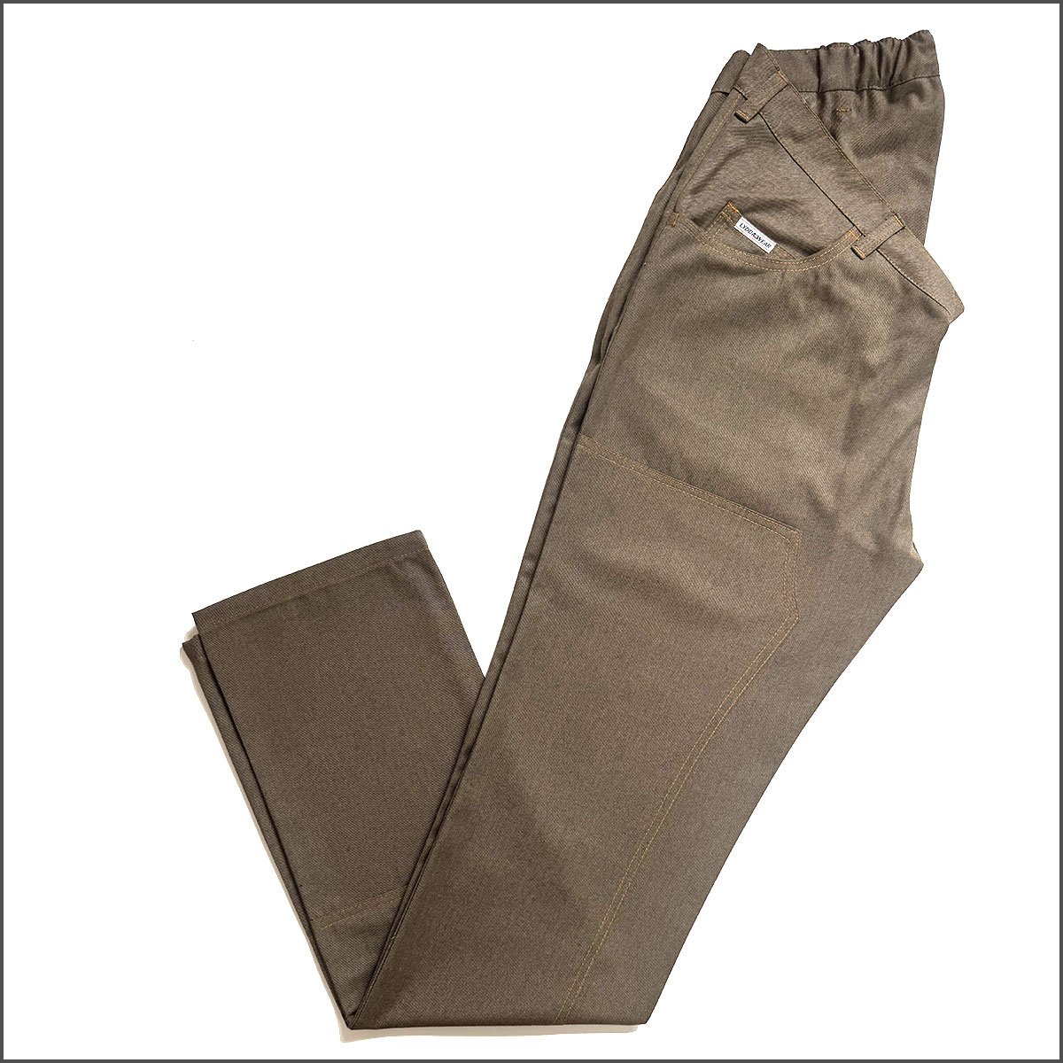 PANTALONE CON INSERTO DOPPIO