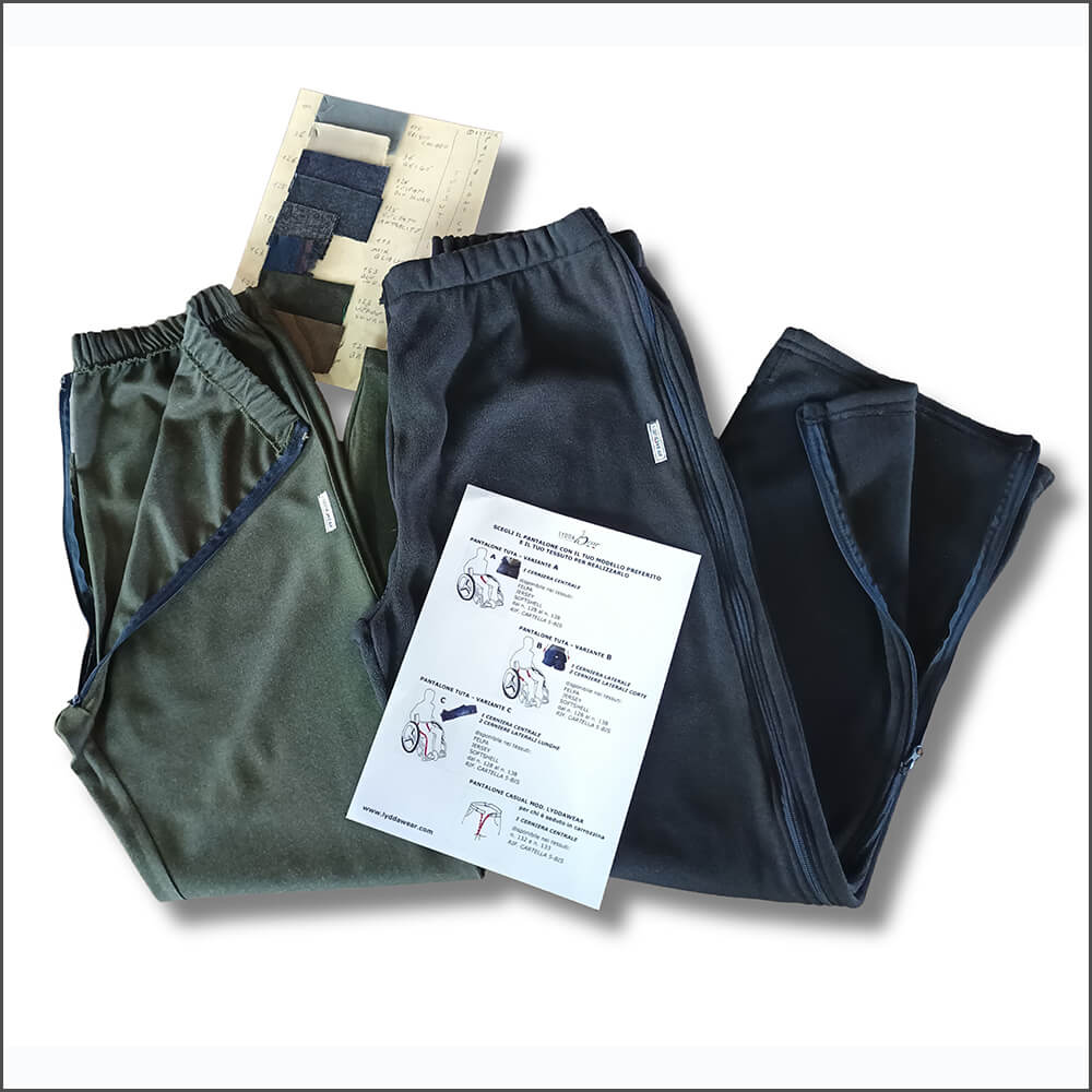 PANTALONI TUTA LYDDA WEAR IN TESSUTO INVERNALE