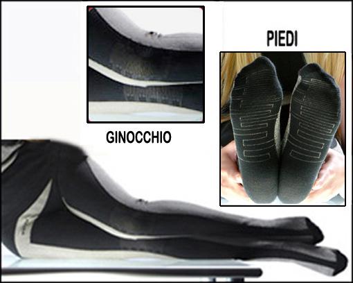 Calze a maglia riscaldate mod. Uomo e donna