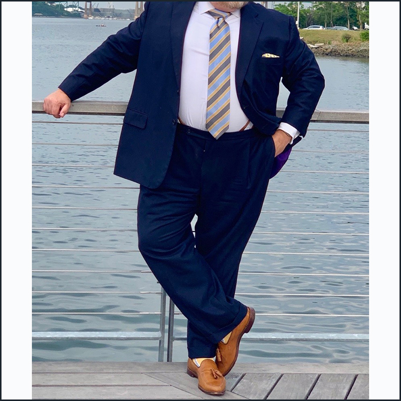 eleganza con pantalone conformato
