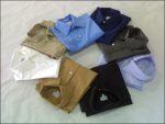 camicia con bottoni in velcro per anziani