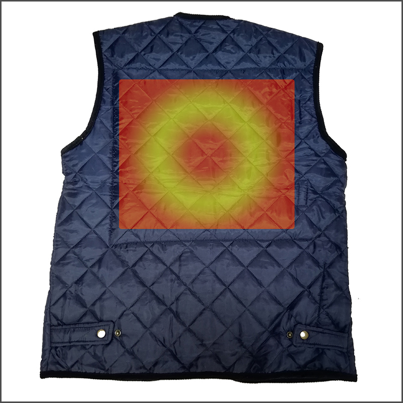 gilet riscaldato schiena