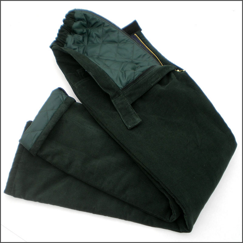 pantaloni con imbottitura interna